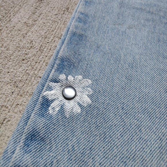 Vintage 'Levis' orange tab light wash flared denim with custom vintage men's 32 - Picture 5 of 6